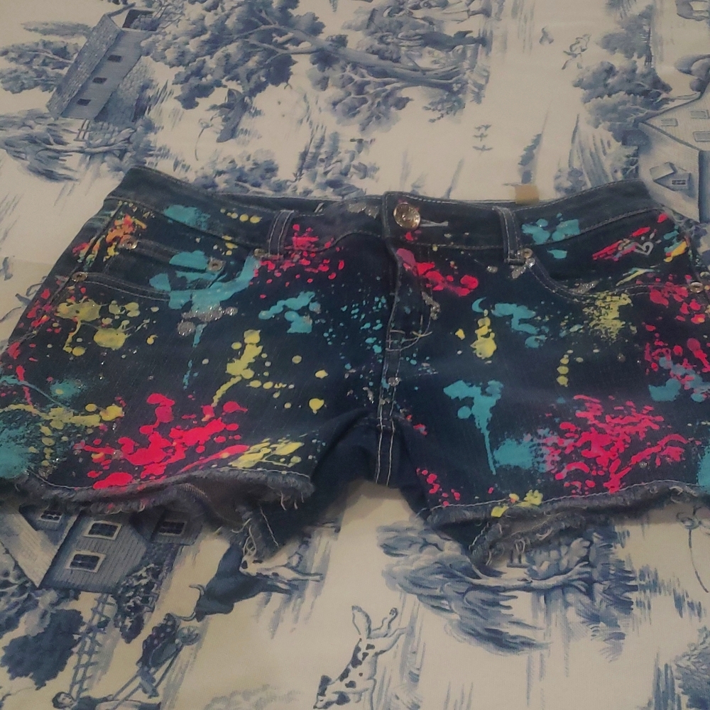 Justice premium jeans shorts